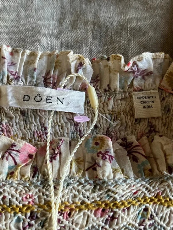 DÔEN Castalia Dress in Feathered Floral - Size Small - Picture 10 of 12